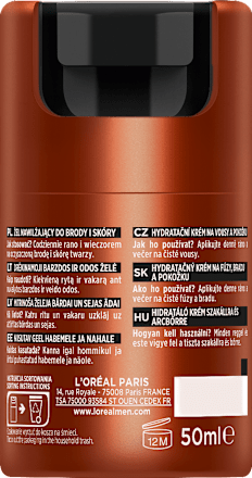 Żel nawilżający do skóry i krótkiej brody Barber Club L'ORÉAL PARiS MEN EXPERT