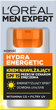 Krem nawilżający Hydra Energetic SPF15 L'ORÉAL PARiS MEN EXPERT