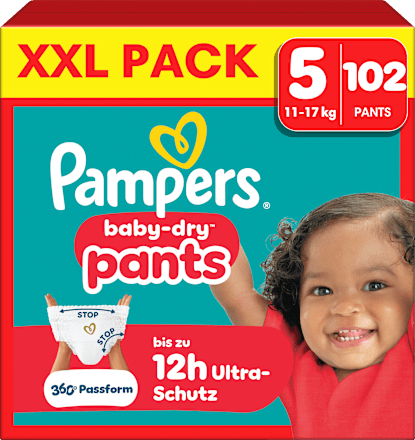 Baby Pants Gr. 5 (11-17 kg) XXL Pack Pampers baby-dry
