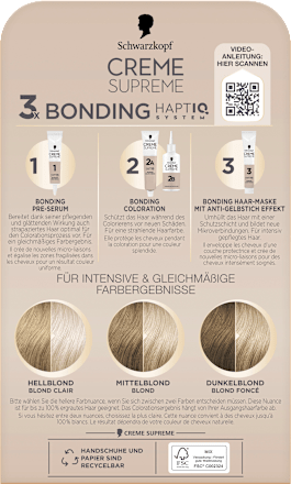 Dauerhafte Coloration Creme Supreme 11-11 Ultra-helles Titanblond Schwarzkopf CREME SUPREME
