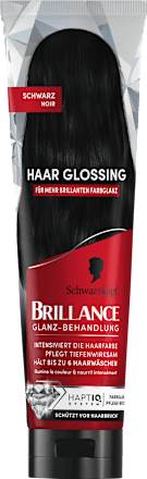 Haartönung Glanzbehandlung Glossing Schwarz Schwarzkopf Brillance