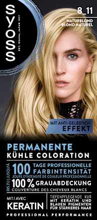 Haarfarbe Permanente Coloration 8_11 Naturblond  Syoss
