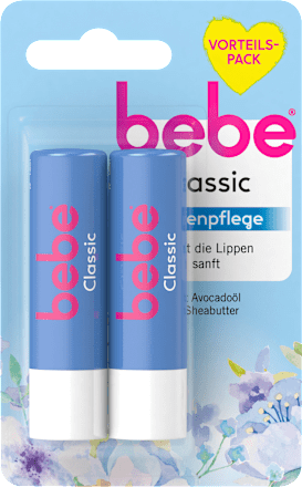 Lippenpflege Classic Doppelpack (2 x 4,9g) bebe