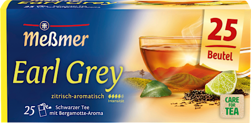Schwarzer Tee Earl Grey (25 Beutel) Meßmer