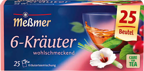 Kräutertee 6-Kräuter (25 Beutel) Meßmer