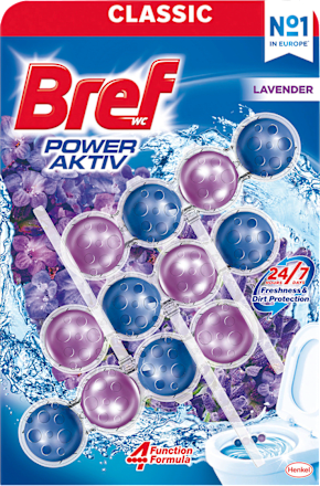 Zawieszka do WC Power Aktiv, lawenda Bref