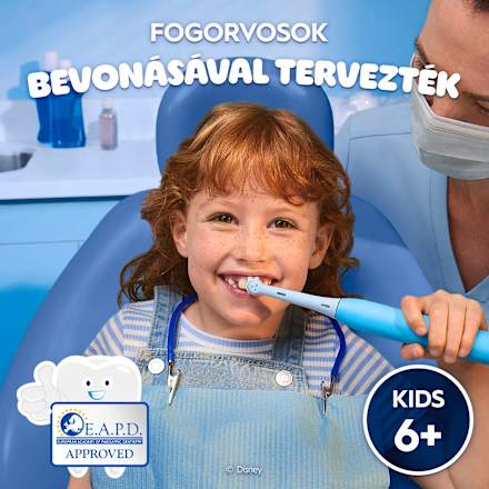 Elekrtomos fogkefe iO kids Stitch utazó tokkal Oral-B