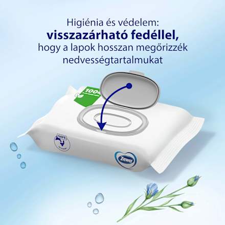 Nedves toalettpapír Sensitive ZEWA