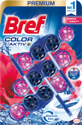 Zawieszka do WC Color Aktiv+ Świeże Kwiaty Bref
