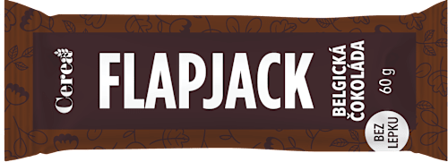 Flapjack tyčinka s belgickou čokoládou Cerea