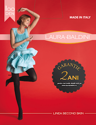 Dres damă Skin 100DEN negru M5 LAURA BALDINI