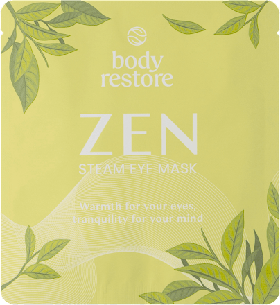 hřejivá maska na oči Zen Green Tea body restore