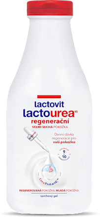Regeneračný sprchovací gél lactourea Lactovit