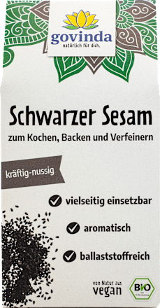 Saaten Schwarzer Sesam govinda