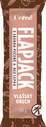 Flapjack tyčinka ovesná s vlašskými ořechy Cerea