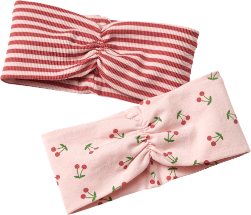 Stirnbänder, rosa + rot, Gr. 52/53 ALANA