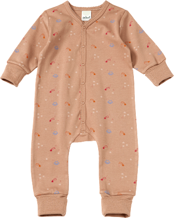 Schlafanzug mit Weltraum-Muster, braun, Gr. 86/92 ALANA