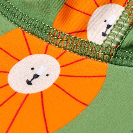 UV Mütze mit Löwen-Muster, grün, Gr. 48/49 PUSBLU