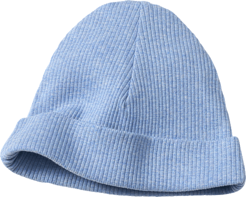 Beanie mit Ripp-Struktur, blau, Gr. 46/47 ALANA