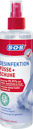 Desinfektionsspray für Füße und Schuhe SOS