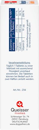 Magnesium + Calcium + Vitamin D3 Tabletten 40 St. Doppelherz