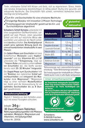 Schlaf-Komplex 2-Phasen Tabletten 30 St Schaebens