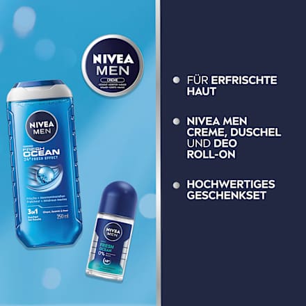 Geschenkset Fresh Box 3tlg NIVEA MEN