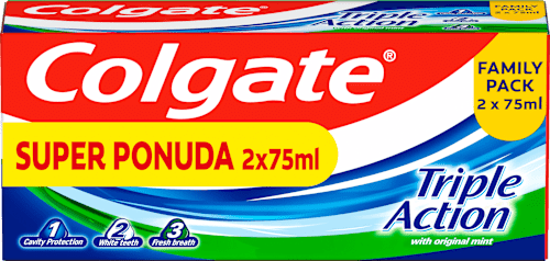 Triple Action pasta za zube, 2x75ml Colgate