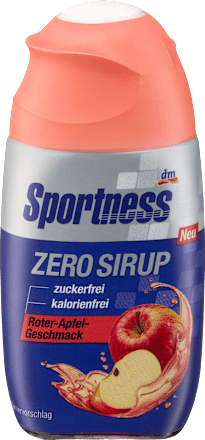 Zero Sirup Roter Apfel Geschmack  Sportness
