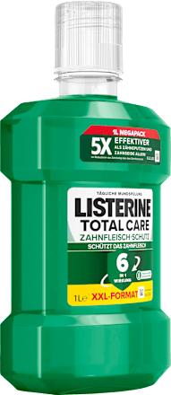 Mundspülung Total Care Zahnfleischschutz XXL Größe Listerine