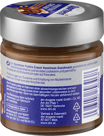 Protein Cream, Haselnuss Geschmack Sportness