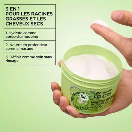 Haarkur Kiwi Menthol Hair Food 3in1 Maske GARNIER FRUCTIS