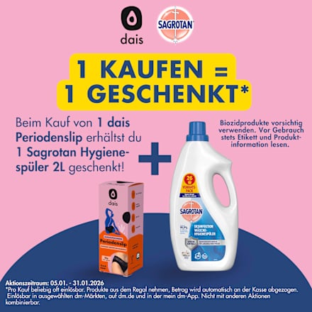 Periodenunterwäsche Slip Spitze schwarz Gr. L dais