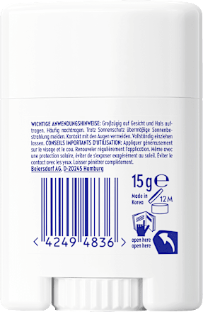 Sonnenstick Gesicht, silky UV stick, LSF 50+ NIVEA SUN