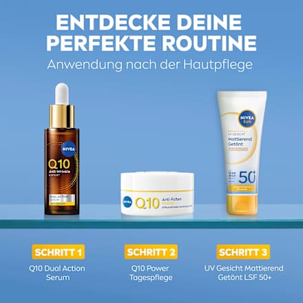 Sonnenfluid Gesicht mattierend & getönt, LSF 50+ NIVEA SUN