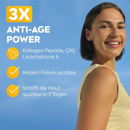 Sonnenfluid Gesicht Anti Age Q10, LSF 50+ NIVEA SUN