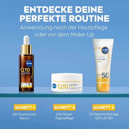 Sonnenfluid Gesicht Anti Age Q10, LSF 50+ NIVEA SUN