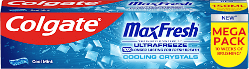 MaxFresh pasta za zube MEGA PACK - COOLING CRYSTALS Colgate