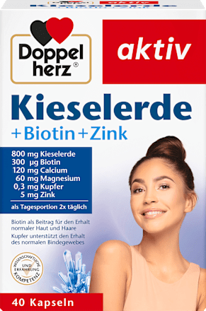 Kieselerde + Biotin + Zink Kapseln 40 St Doppelherz