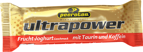 Energieriegel ultrapower Frucht-Joghurt Geschmack mit Taurin und Koffein peeroton