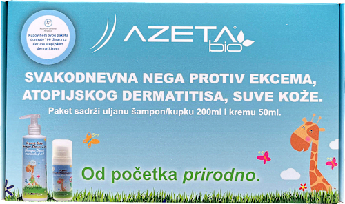 Paket za ekcem i suvu kožu, 0+ meseci AZETA bio