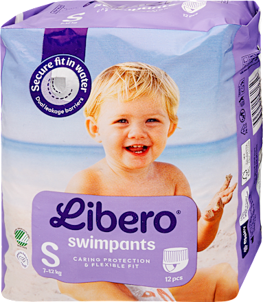 Úszópelenka S-es méret, 7-12 kg Libero