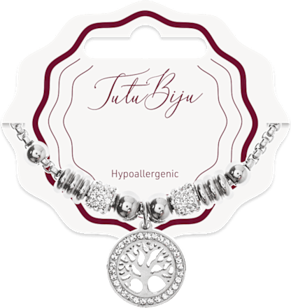 Bracciale Tree of life argento, 1pz Tutu Biju