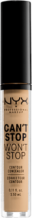 Tekoči korektor Can't Stop Won't Stop Contour Concealer, 7.5 Soft Beige NYX PROFESSIONAL MAKEUP