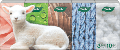 Hygienické vreckovky Natural Softness 10x10 Tento