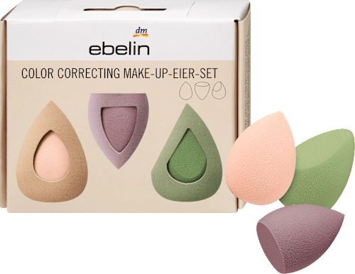 sada houbiček na make-up Color Correcting ebelin