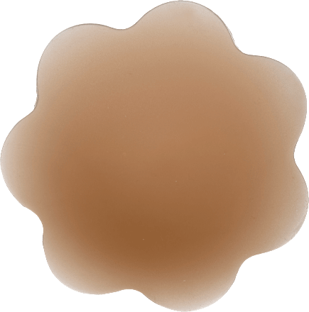 Nippelcover Silikon Pads Sheer Elegance Bronze (2 Paar) ebelin