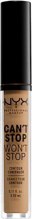 Tekoči korektor Can't Stop Won't Stop Contour Concealer, 12.7 Neutral Tan NYX PROFESSIONAL MAKEUP