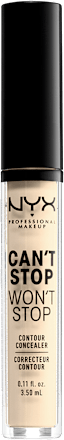 Tekoči korektor Can't Stop Won't Stop Contour Concealer, 01 Pale NYX PROFESSIONAL MAKEUP