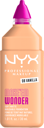 Tekoči puder Make 'Em Wonder, 08 Vanilla NYX PROFESSIONAL MAKEUP